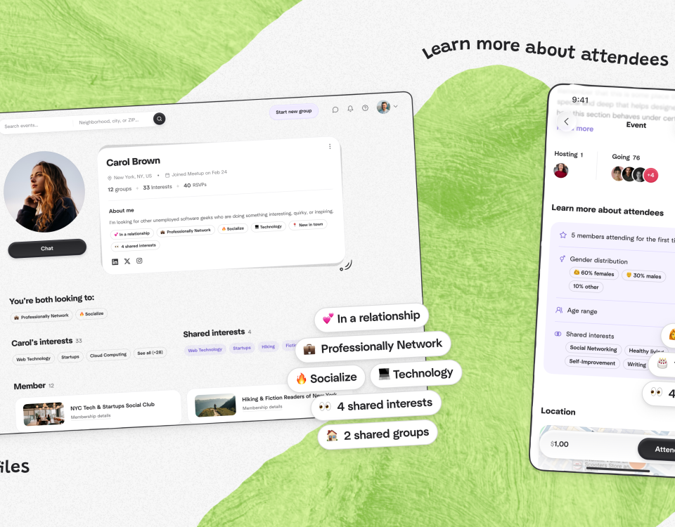 meetup mobile designed - Imagine ilustrativă