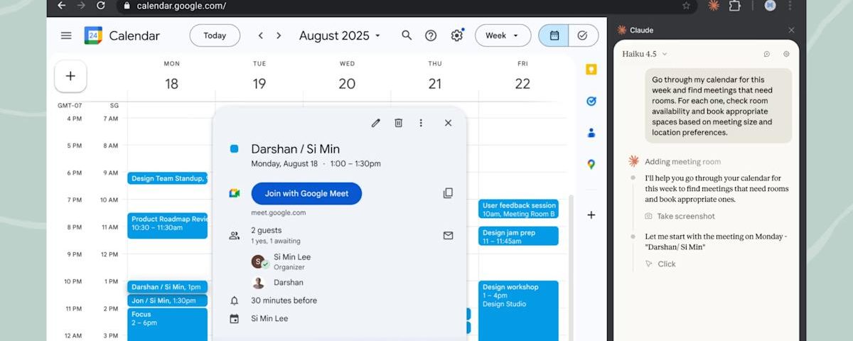 Vizual pentru claude chrome plugin pe secureitsolutions.ro