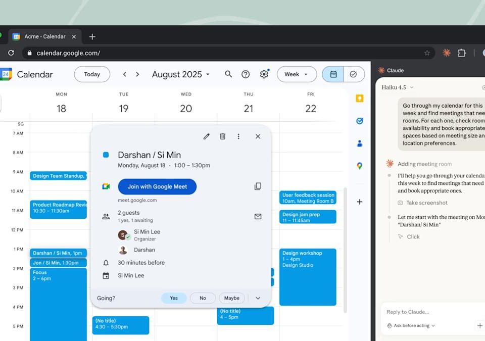 Vizual pentru claude chrome plugin pe secureitsolutions.ro